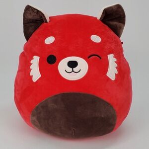 Squishmallows Cici the Red Panda 8 Inch Plush Red Brown Winking Stuffed Animal